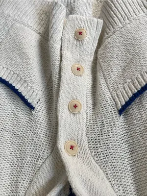 Anthropologie Maeve Lobster Cardigan Sweater in White thumbnail 5