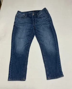 American Eagle Womens Jeans 6 X-Short Medium Wash Straight Leg Denim 0601 thumbnail 1