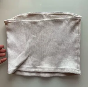 Hollister White Ribbed Tube Top thumbnail 2