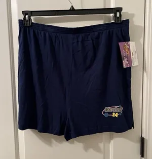 Jeff Gordon Nascar Winners Circle Women's Juniors Blue Shorts Size Medium (7/9) thumbnail 1