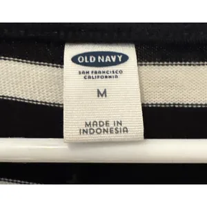 NWOT Women's‎ Old navy striped sweat Dress - Size M thumbnail 2
