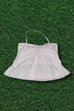 White Halter Top Size M thumbnail 2