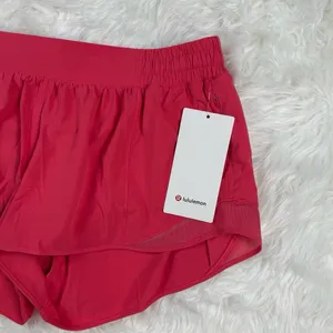 Lululemon Hotty Hot Low Rise Lined Shorts 2.5" Glaze Pink Size 14 thumbnail 5