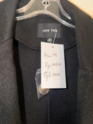 Love Tree Coat Black thumbnail 2