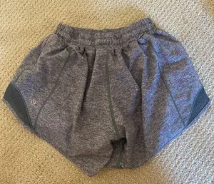 Lululemon Gray Hotty Hot 4” Shorts thumbnail 2