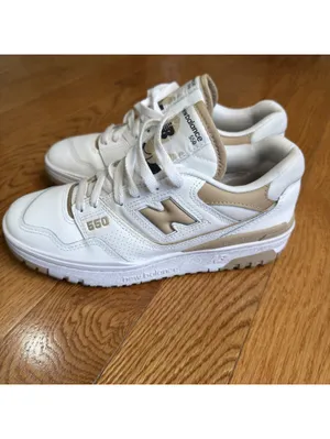 Size 8.5 US Women’s Unisex New Balance 550, White Linen , Men’s Size 7 thumbnail 6