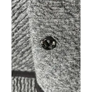 Lululemon On Repeat Dress Gray Heathered Knit Long Sleeve Dress Athleisure 10 thumbnail 5