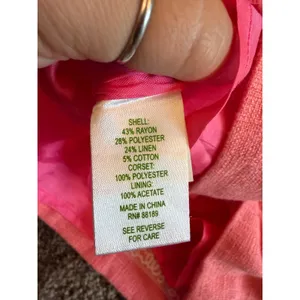 Lilly Pulitzer Bibi Strapless Corset Mini Dress in Ginger Pink Textured Barbie thumbnail 7