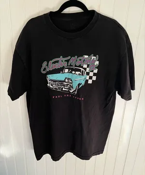 Brandy Melville: J. Galt "Elective Motors 72'" "Feel The Spark" Graphic Shirt thumbnail 1