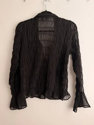 Black Sheer Top ASOS thumbnail 3