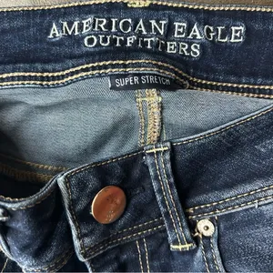 American Eagle Outfitters Deep Blue Flare Jeans thumbnail 3