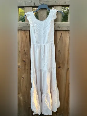 Cute Ruffle Tie-Back Maxi Dress 🌸 thumbnail 3
