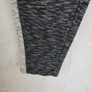 Lou & Gray Womens Pants Sz XS Black Stripe Elastic Waist Drawstring Sweat Jogger thumbnail 5