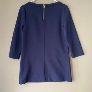 Anthropologie Boden sz‎ 6 blue ribbed cotton mod top thumbnail 4