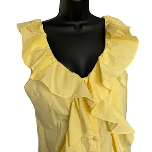 Lovers + Friends Raleigh Mini Dress Sz XL Yellow Soft Girl‎ Preppy Coquette thumbnail 4