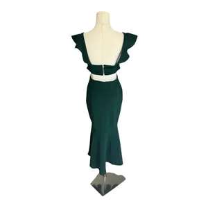 Petal & Pup - Yvonne Hi Low Backless Midi Dress Sz L thumbnail 5