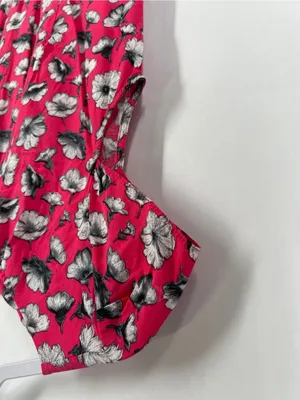 Wallis Fuchsia Floral Cap-Sleeve‎ Mini Dress thumbnail 4