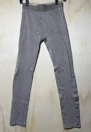 BCBG‎ MaxAzria Womens Leggings Small Brown Stretch Snap Ankle Casual Pants thumbnail 1
