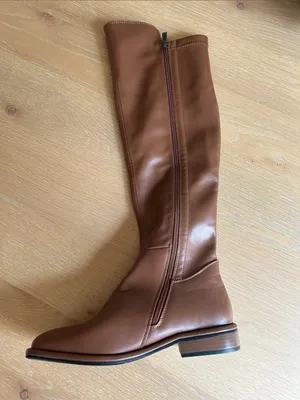 Torgeis Women's Genevieve Over The Knee Boots, Cognac, size 7.5, NWT no box thumbnail 12