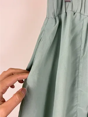 Staring at Stars UO Sage Green Layered High Low Chiffon Skirt Small Boho thumbnail 6