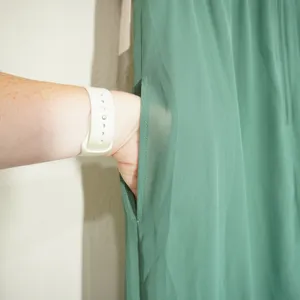 Birdy Grey NEW Hannah Chiffon Maxi Dress Eucalyptus Green Flutter Sleeve V-Neck thumbnail 8