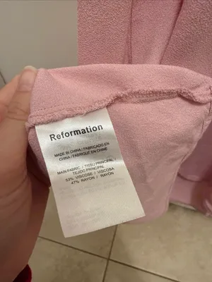 Reformation Pink Liya Dress thumbnail 5