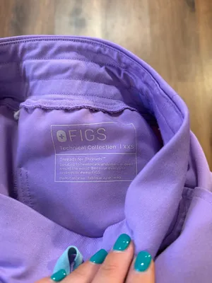 Lavender FIGS Scrub Pants thumbnail 3