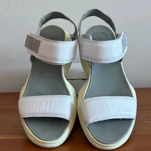 Sorel Kinetic Impact II Slingback Sandals White Sea Salt Ceramic NL4742-100 8.5‎ thumbnail 5