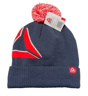 Reebok Unisex Pom Pom Beanie Hat Size One Size thumbnail 1