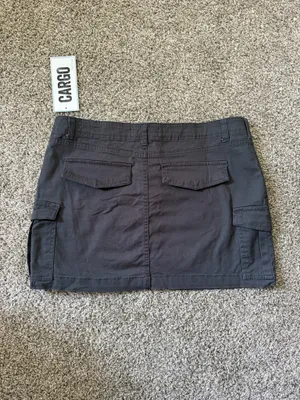 Refuge Cargo Skirt Grey Mini thumbnail 2