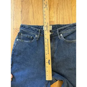 Everlane‎ Curvy Original Cheeky Jean Women Size 29 Blue Organic Cotton Crop thumbnail 3