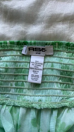 Tilly's RSQ Green Floral Tank Top thumbnail 3