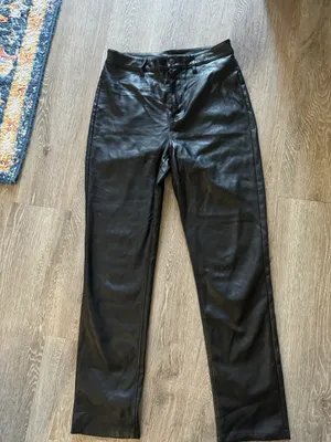 Free People Leather Pants thumbnail 1