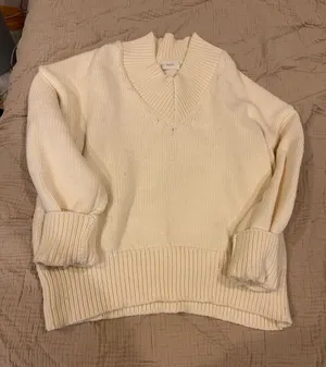 NIA chunky sweater White thumbnail 1