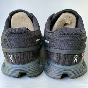 On Cloud 5 All Black Sneakers Wms 6.5 Running Walking Gym Lifestyle Minimalist thumbnail 12