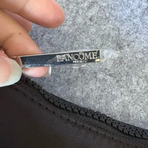 NWOT Lancôme crescent nylon mini shoulder bag black thumbnail 3
