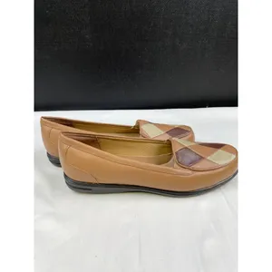 Dr Scholls Women's Leather Tan/Multi Shoes, Slip on/ Flats Size 7.5 SKU 4270 thumbnail 5