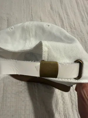 Mighty Fine Rodeo Daze Baseball Hat White Brown Cotton thumbnail 4