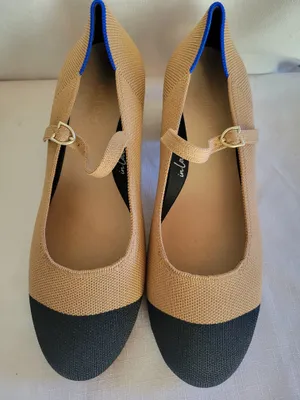 Rothy's Wome's Mary Jane Block Heel Pumps Camel Tan Size 9.5 thumbnail 10