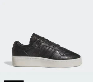 Adidas Originals Rivalry Lux Low Black Leather Platform Sneakers Women’s 6.5 HQ3950 thumbnail 1