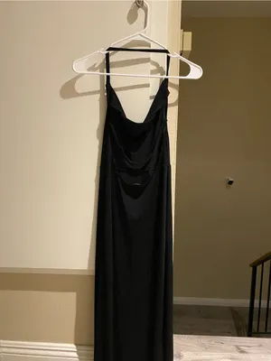 Free people Black backless Slip Dress - Classic Women’s Evening Dress-S thumbnail 4