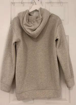 seashell hoodie light grey Gray thumbnail 2