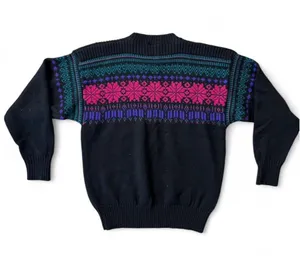 Vintage 70s Meister Wool Sweater Black Size M thumbnail 2