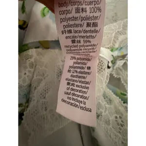 Dainty boho cute Satin Lace Slip Dress blue Floral Bee Open y2k Mini cottage M thumbnail 6