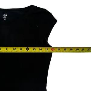 H&M Black Women's T-Shirt Top Size Small | 75-10 thumbnail 6