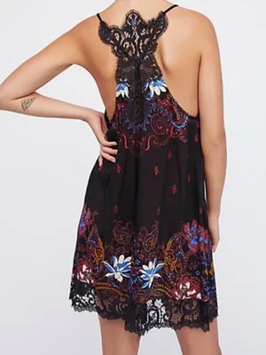Free People Who's Sorry Now Slip Dress Size Small thumbnail 14