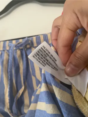 Universal Threads Blue Cream Stripe Pull On Midi Skirt Small Coastal Euro Summer Resort Vacation thumbnail 6