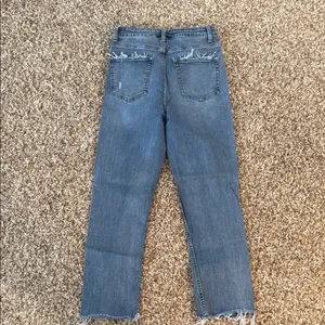 VERVET BY FLYING MONKEY Blue Straight Leg Jeans thumbnail 2