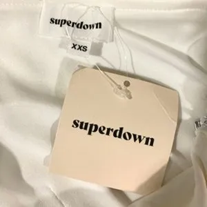 Revolve Superdown Jenna One Shoulder White Mini Dress NWT Sz XXS thumbnail 6