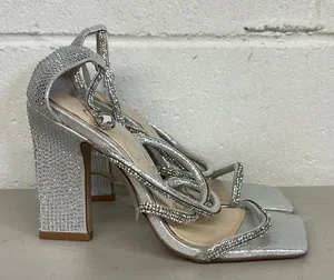 Jessica Simpson sz5.5 silver thumbnail 1